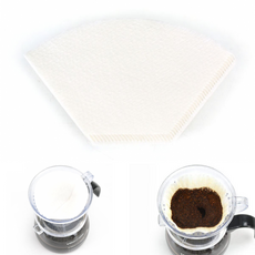 커피여과지 100P 화이트 거름망 종이커피필터, 커피여과지 101-소(1~2cup/100P)
