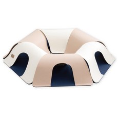  반려묘 삼각터널 고양이 지그재그 미로 터널 숨숨집, 캣터널  (믹스컬러), GZT560 6PCS 