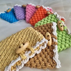 뜨개질카드지갑완제품