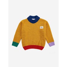 [BOBO CHOSES] 보보쇼즈 키즈 니트 Bobo color block jumper 222AC109