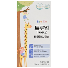 베네키드 트루업 20gX15포 1박스 비타민D & 칼슘, 300g