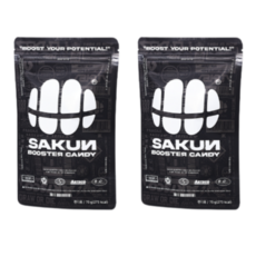 사쿤부스터캔디40 목캔디 sakun 허브사탕, 70g, 2개