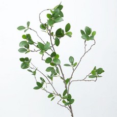[바보사랑]모과 나무 새순 잎 가지 110cm 조화