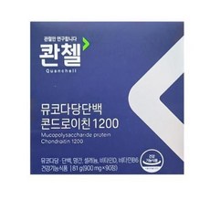 콴첼 뮤코다당단백 콘드로이친 81g, 90정, 1개