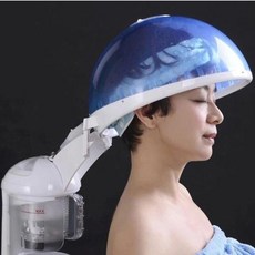 헤어스팀기 헤어미스트 가정용 미용기 보습 셀프 클리닉, 스카이블루, 1개