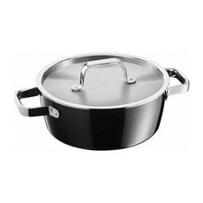WMF 퓨전텍 아로마틱 쿠킹 냄비 대형 22cm 찌개 인덕션 3.1L 뚜껑 콘덴싱 노브 첨단 세라믹 적층형 스크래치 방지 블랙