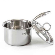 B44056 스텐 이유식냄비 이유식 남비 포트 3겹 14cm, 본상품선택, 1개