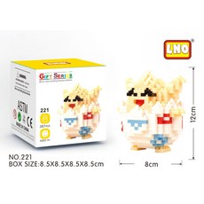 에세샵 작은 알갱이 캐쥬얼 퍼즐 블럭 비닐 플라스틱, LNO-221 파의 수모