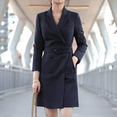 프렌치시크 클래식 보이핏 볼륨 더블수트 겨울 가을 타입 여신 무드 고급 여성