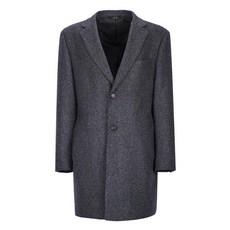 닥스 남성 19FW [이태리 캐시미어] 그레이 단색 캐시미어 슬림체스터코트 DMCO9D025G2