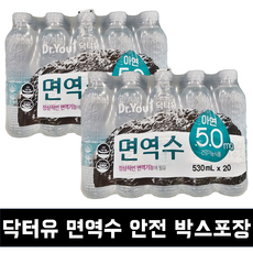 오리온 Dr You 닥터유 면역수 530ml 20패트 면역기능에 필요한 아연 5mg 함유 안전박스포장, 2개