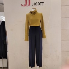 [JJ지고트(JJ JIGOTT)] JJ JIGOTT NC02 일자핏 울 팬츠 GIBA0SL