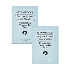  스탬푸드 도그 락토프리 포스트 파우더, 2개 