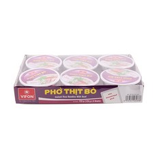 비폰 컵 쌀국수 소고기 120g x 6입, Pho, 단일상품