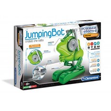 Clementoni-19138-과학 및 게임-Jumpingbot-Made in Italy-8 세용 교육용 장난감 로봇-과학 게임 이탈리, 단일옵션