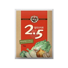 백설 2.5 발효조미료 1kg 맛내기가루 볶음요리 업소용, 1개