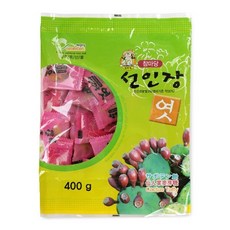 이제주몰 제주 선인장 엿 400gx1봉 제주간식, 400g, 1세트