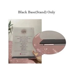 식당 메뉴 판 가격 서비스 아크릴 금액표 사인 디스플레이 비즈니스 간판 Plaqure for Caffee Pop-Up Shop, 9x6inch, Black Stand