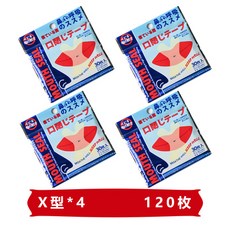 코골이방지기구 비염 기구 방지밴드 장치 코골이 방지 여성 마우스, 18 X 형 입 스티커 120 개입 4 팩