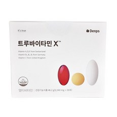 멀티비타민 종합비타민 덴프스 트루바이타민X 1540mg 30포 2개