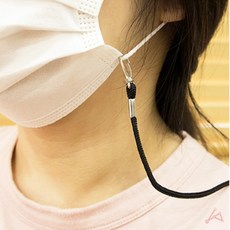 분실방지 마스크목걸이줄 가벼운 마스크끈 스트랩 후크
