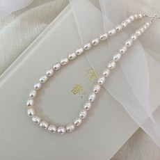 진주목걸이3mm