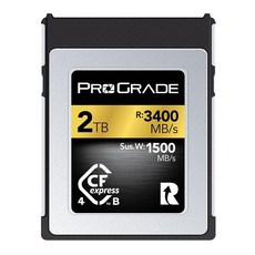 ProGrade Digital 메모리 카드 - 카메라용 CFexpress 4.0 타입 B | 파일 빠른 전송 및 대용량 저장 공간에 최적화 2TB 골드 시리즈 핫템 잇템