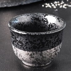 긴이로 V 사케잔 도자기 소주잔 도쿠리 도꾸리 독구리 술잔, 1개