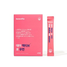 [닥터스픽] 데이 액티브 포 우먼 아르기닌 아연 프리바이오틱스 아미노산, 280g, 4개