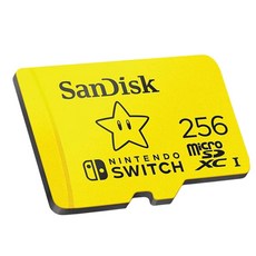 샌디스크 닌텐도 스위치전용 마이크로SD 메모리카드 SDSQXAO, 256GB