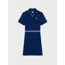 SERGIO TACCHINI 세르지오 타키니 W 에센셜 피케 카라브이넥 반팔 드레스 422575