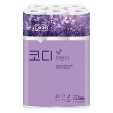 코디 라벤더 30*30, 1팩, 30롤