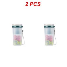 전기 착즙기 휴대용 스무디 6 나이프 미니 블렌더 USB 무선 충전식 믹서 컵 300ml 1개 2개 5개, Style A 2pcs