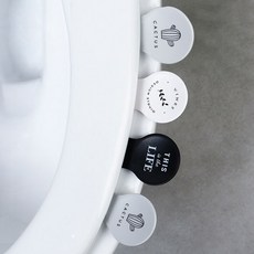 슈페리온 위생적인 변기커버 손잡이 4개한세트 색상랜덤발송, 4개입