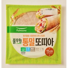 풀무원 탑티어 한끼 자취 식사 추천 통밀또띠아6인치 (6입) (150g) 포만감 간단 간편 야식, 150g, 14세트
