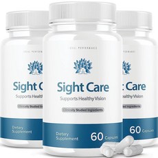 IDEAL PERFORMANCE (3 Pack) Sightcare Supplement Sight Care Pills Sight Care Supplement for Vision Vitamin (180 Capsules), 180개, 3개