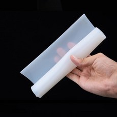 실리콘 고무 시트 플레이트 매트 내열성 투명 개스킷 두꺼운 투명 05 1 2 3 4 5mm 1PC, 1개