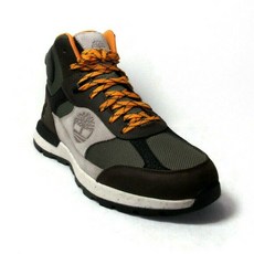 TIMBERLAND Field Trekka Mid Men's DK Brown Hiker Field Boots #A23MD