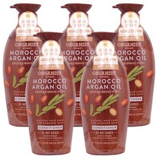 [정수리 냄새 제거] 오가니스트 아르간오일 세라마이드 컨디셔너 500ml, 5개