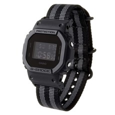 [GEARS CLUB] G-SHOCK DW-5600BB-1 ZULU 22 mm Bond Mono Stripe 커스텀 × 나일론 벨트