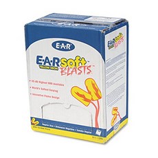 3M EAR Earsoft 유선 귀마개 네온 옐로우 200 쌍, Yellow_One Size, Yellow_One Size