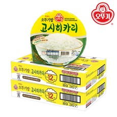 즉석밥 오뚜기밥 210G x 24개 외 현미 흑미 오곡 (선택옵션), 오뚜기밥 고시히카리 210G