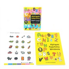 Alphabet Awareness Flash Cards Set 알파벳 첫소리 연습카드 세트