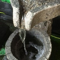 실내분수대 수족관 돌항아리 맞춤 제작 마당석마분수 가든 수막벽 유수분수 실내, 01 45x35x70cm 가로세로
