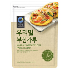 청정원 풍미 맛있는 우리밀 부침가루 분말 부침개 김치전 자취음식 가정간편식 450g