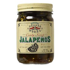 Texas Pepper Works Candy-Krisp Jalapenos 12 Oz (2) Texas Pepper Works 캔디-크리스프 할라피뇨 12온스(2), 340g, 1개