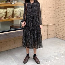 300근 빅사이즈 여성의류 뚱뚱한 여름 보이핏 볼륨 원피스 와이드 루즈핏 오버핏 시폰