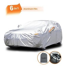 [독일] 663901 Audew Car Cover 6 Material Layers Car Cover Waterproof Dirt-Repellent Full Cover All Day, YL（L 475 193 143）