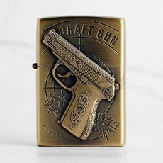 추천상품 빈티지 크라프트 권총 메탈라이터-랜덤발송 담배용품, 단일상품(OUI2549)