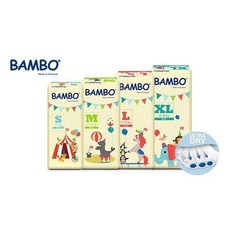 밤보서커스 기저귀 대용량 3팩 1박스 (S~XL), 밤보서커스 3단계 S 대용량 3팩(56Px3) 1Box